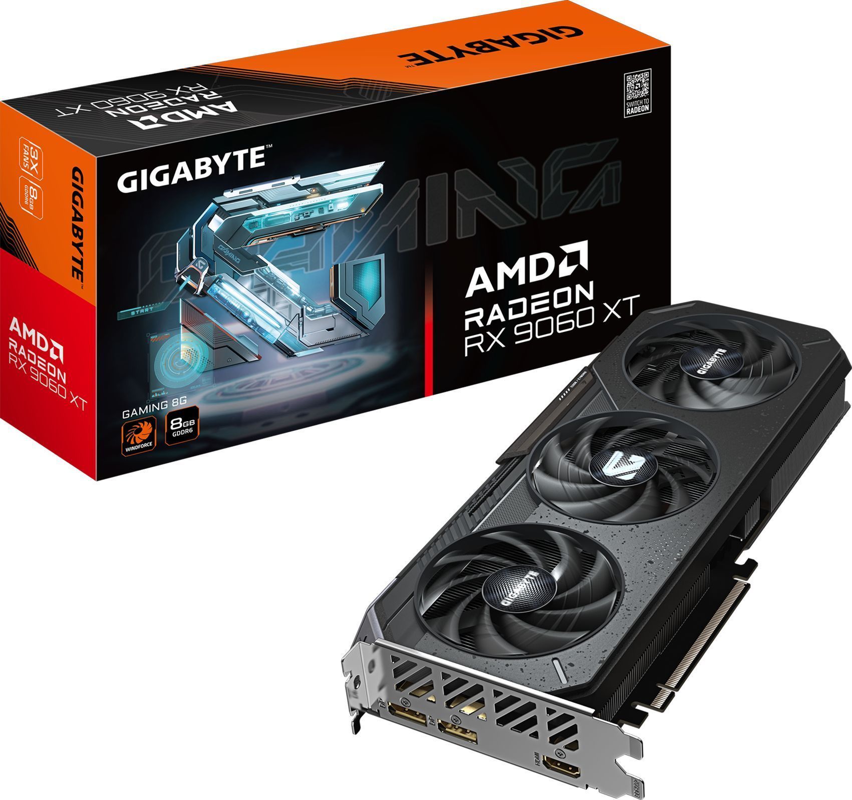 Видеокарта GIGABYTE GV-R9060XTGAMING-8GD