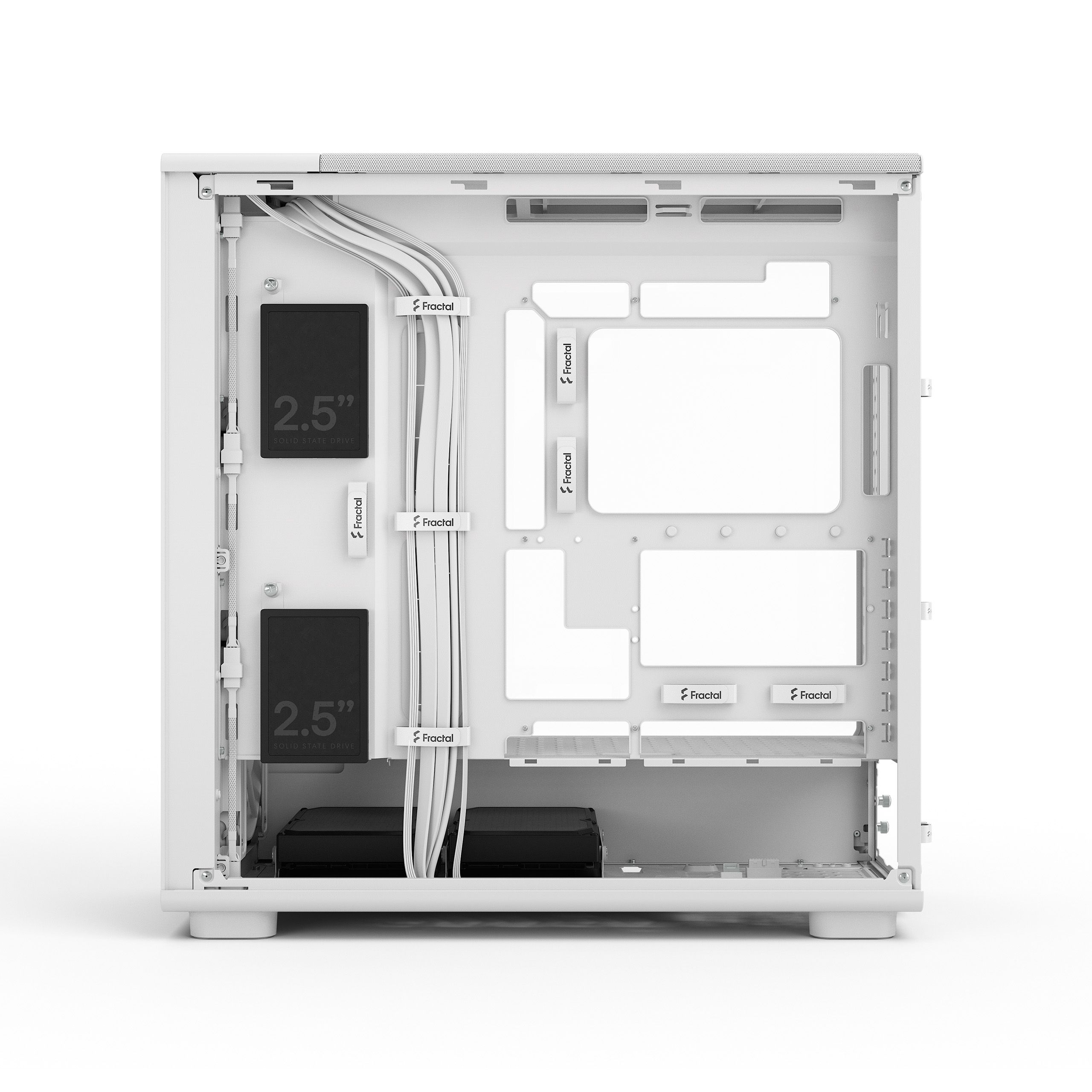Корпус ПК без блока питания Fractal Design Epoch XL TG Clear White