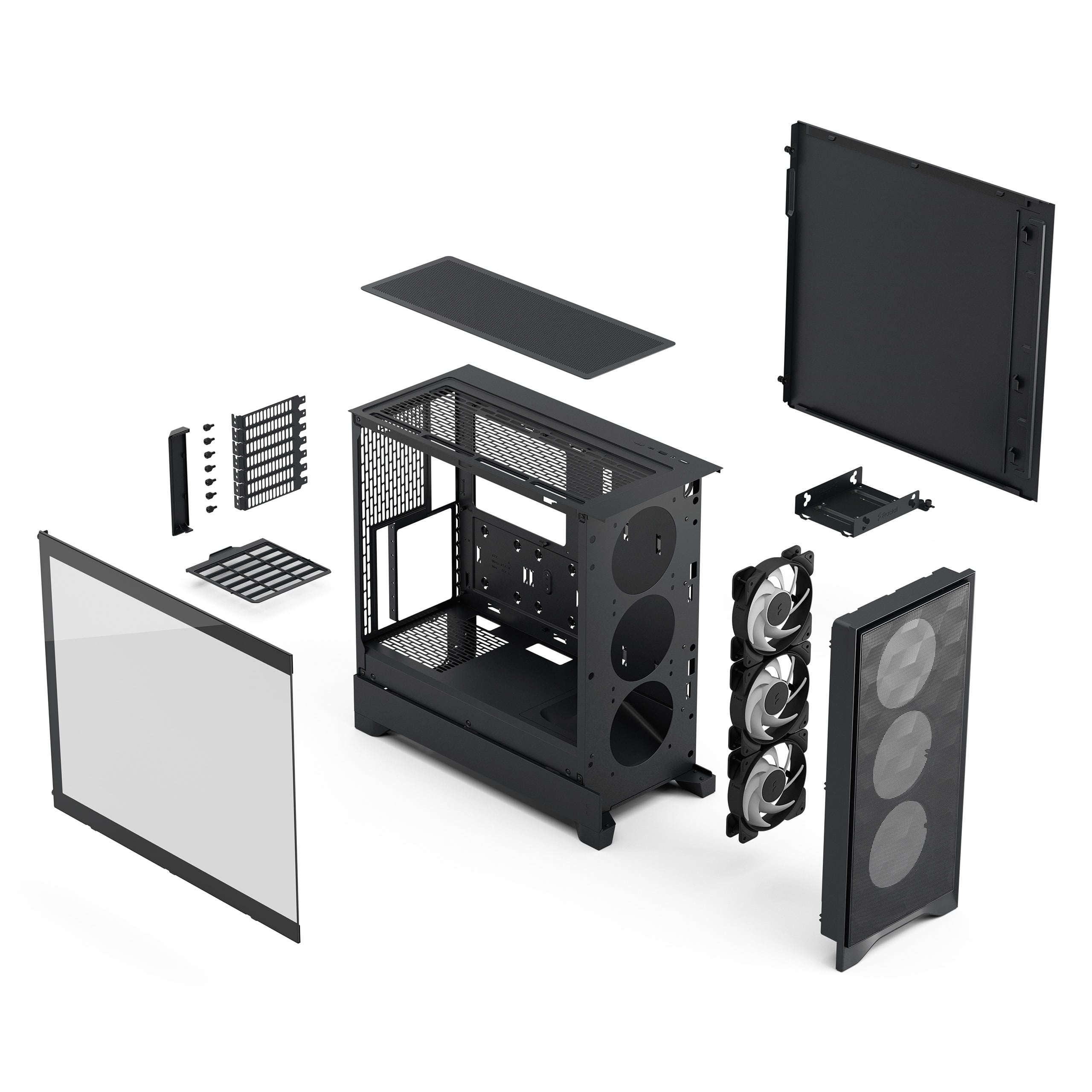 Корпус ПК без блока питания Fractal Design Pop 2 Air TG RGB Black