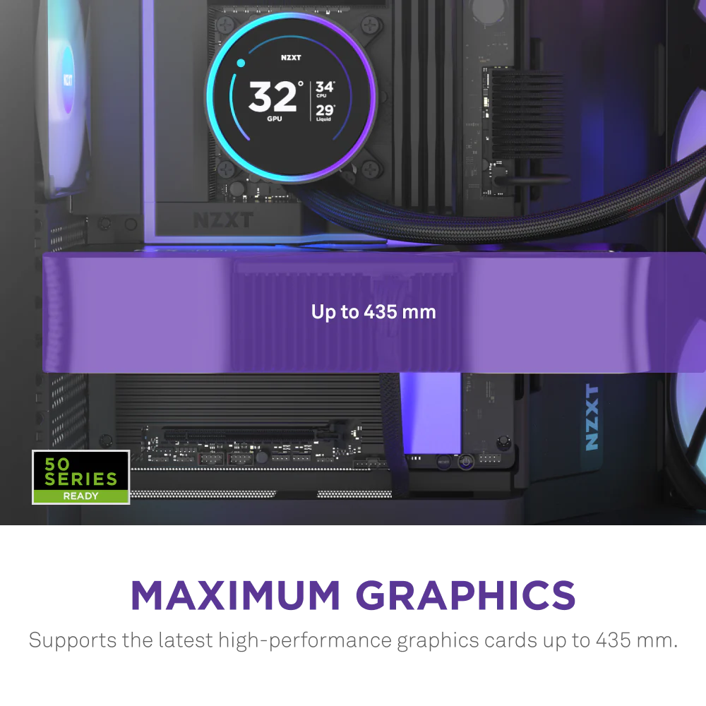 Корпус без блока питания NZXT H9 Flow RGB+ CM-H92FB-P1