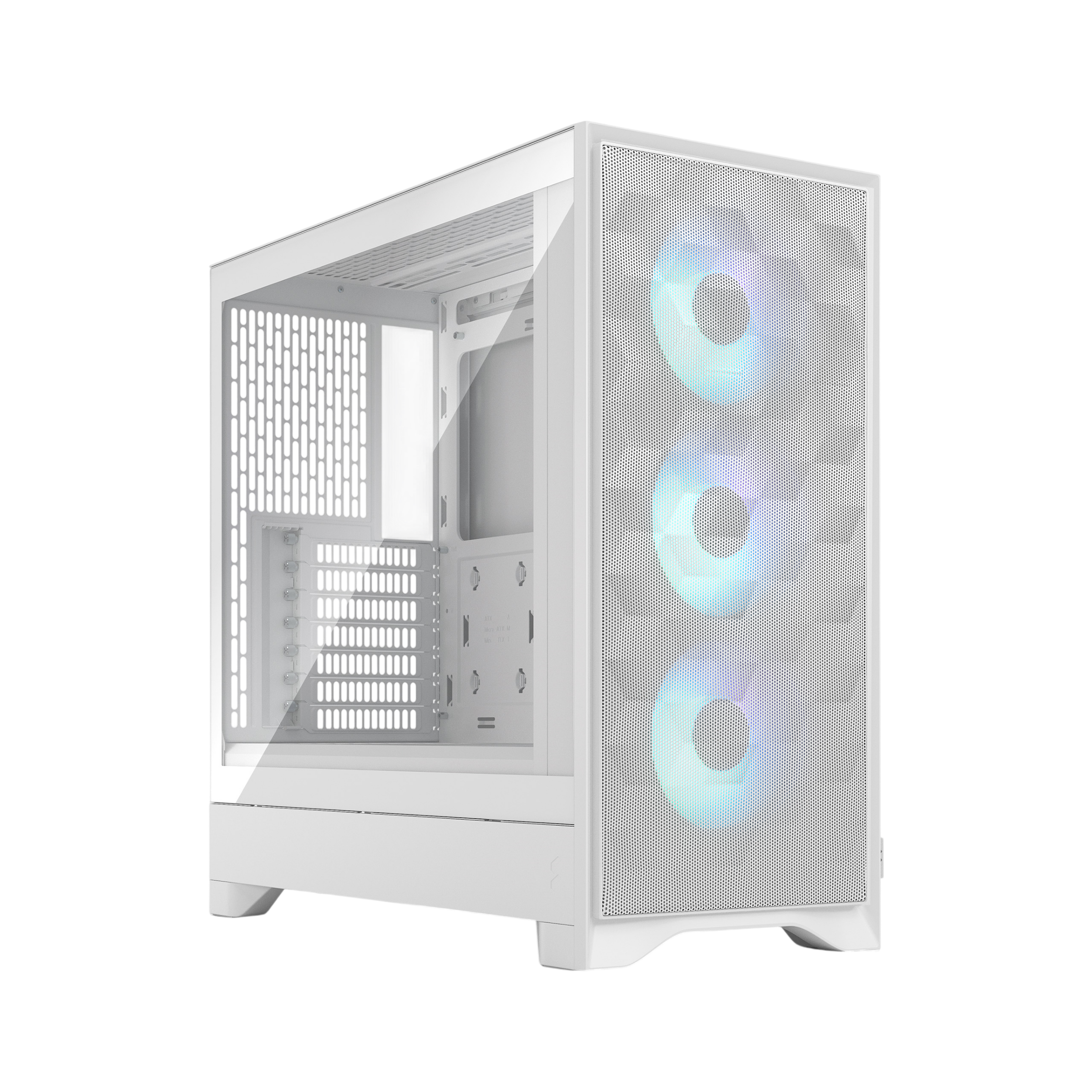 Корпус ПК без блока питания Fractal Design Pop 2 Air TG RGB White