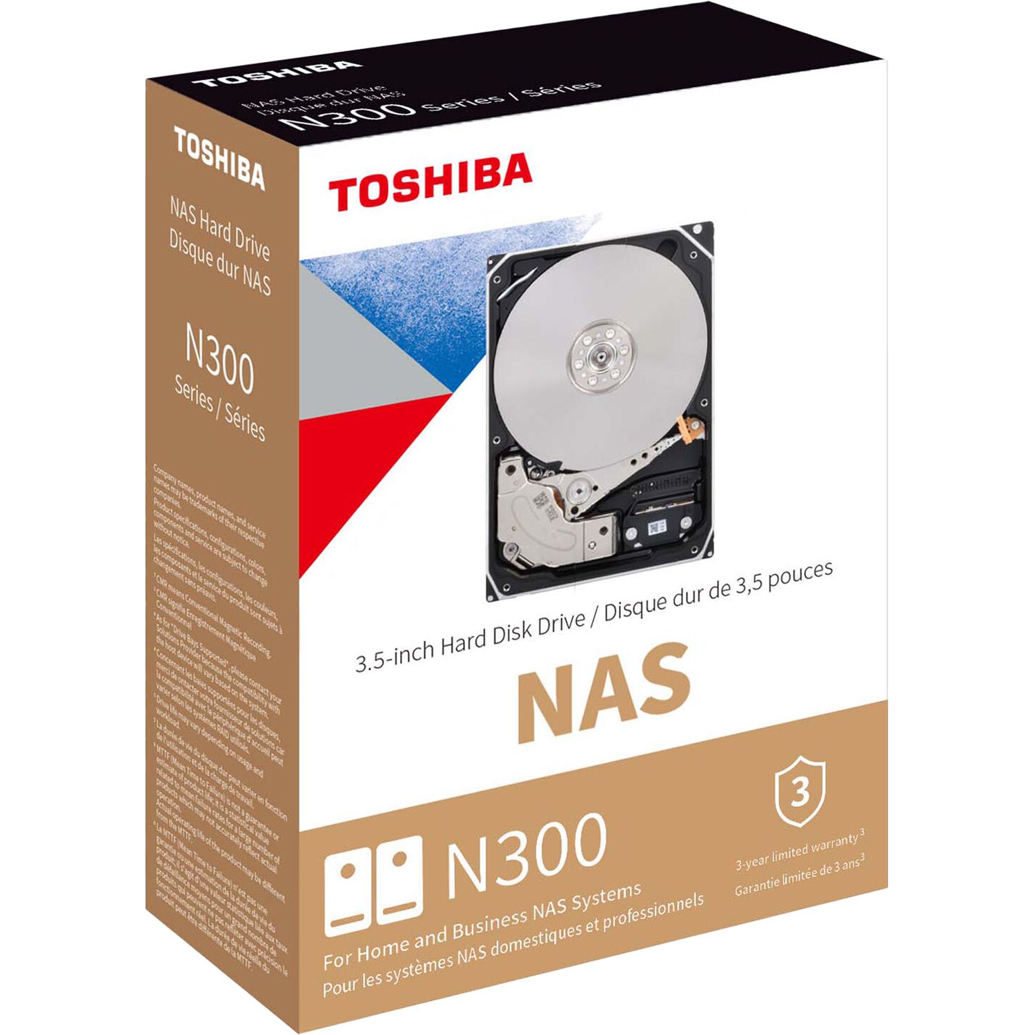 Жесткий диск Toshiba N300 NAS 10Tb (HDWG51JXZSTA)