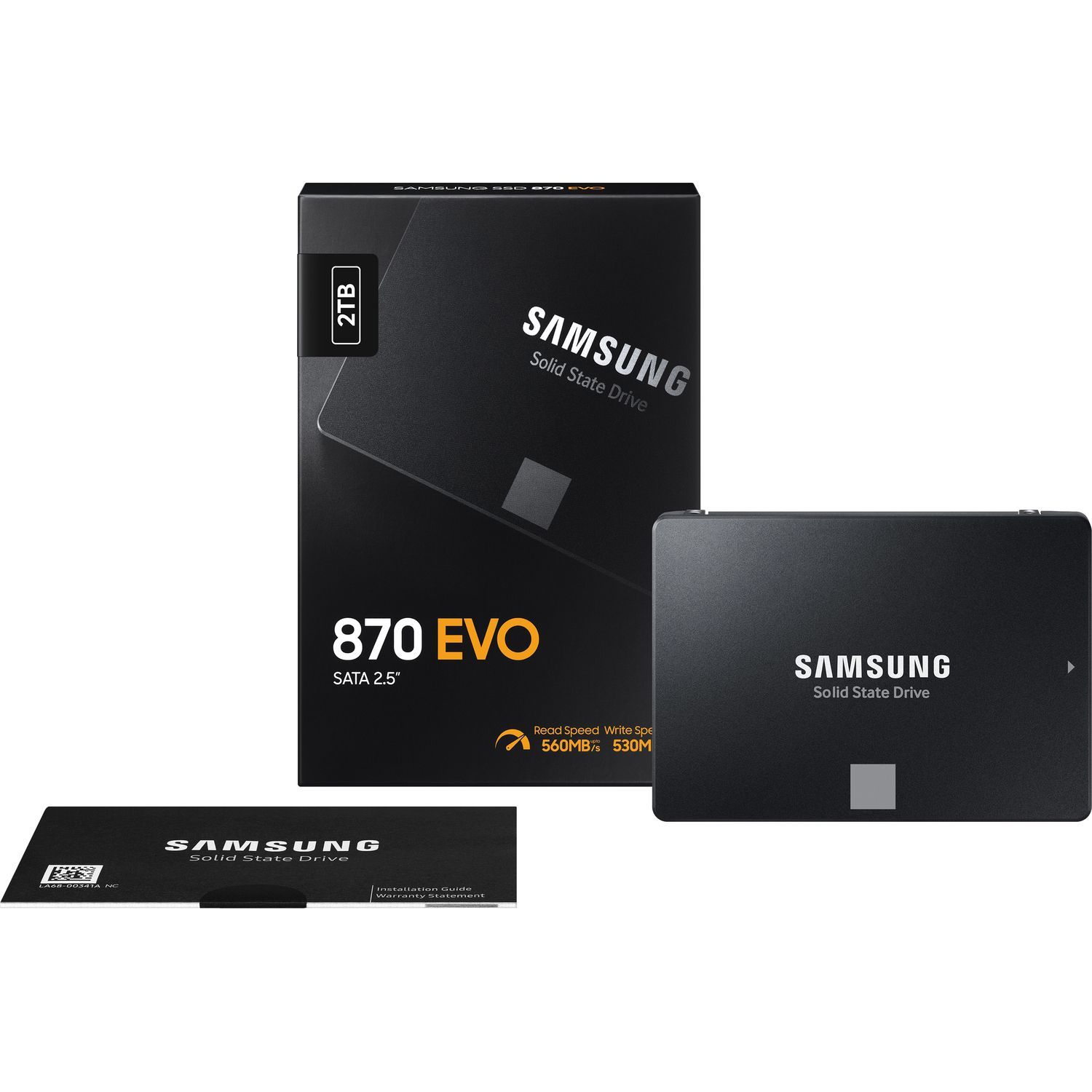Твердотельный накопитель Samsung 870 EVO 2TB (MZ-77E2T0BW)